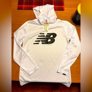 Boys New Balance Long Sleeved Hooded Shirt